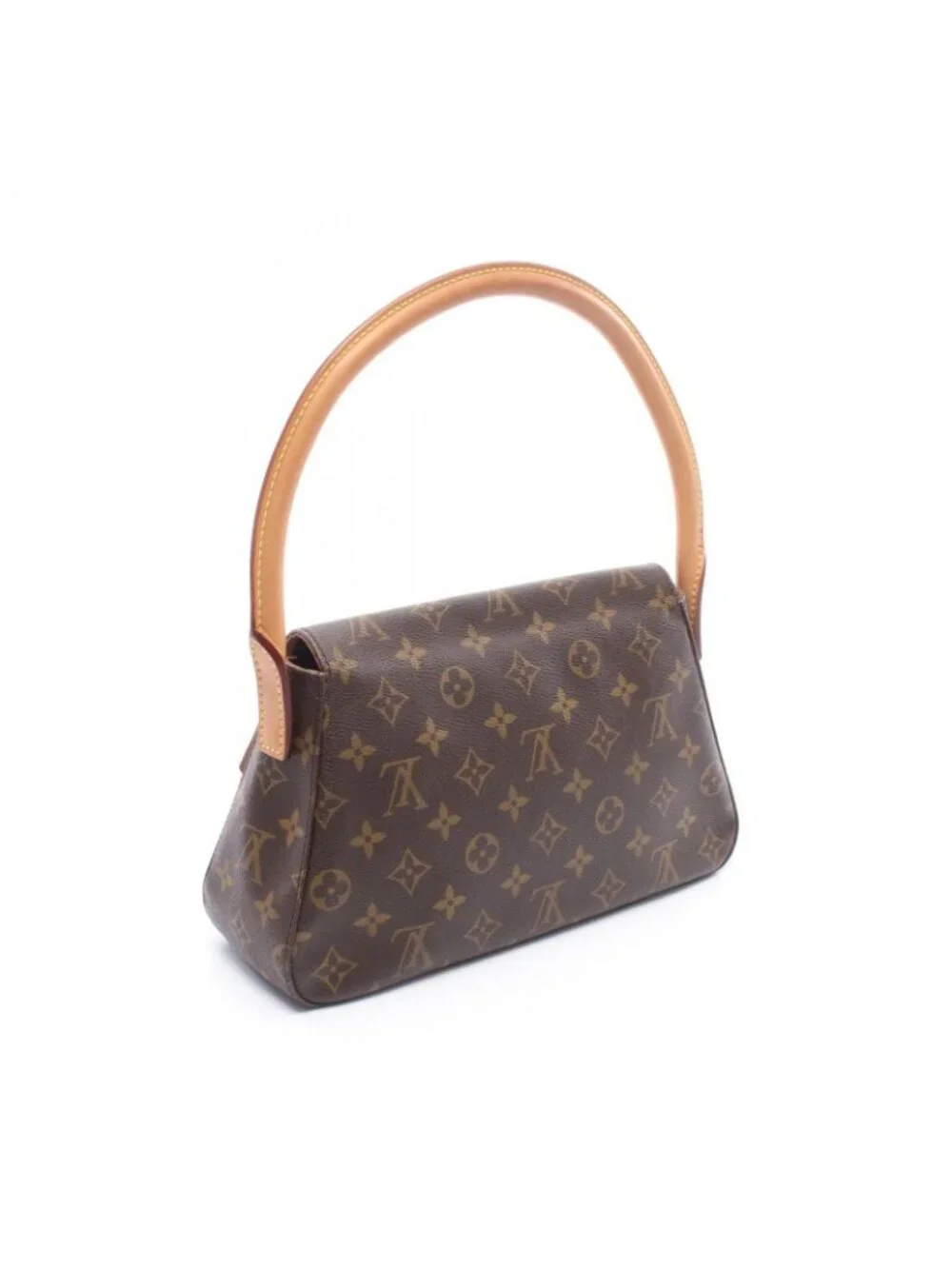 Louis Vuitton Handbag Mini Looping Canvas Leather
